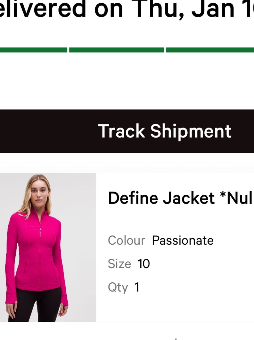 Lululemon Define Jacket Nulu Passionate - Picture 6 of 6